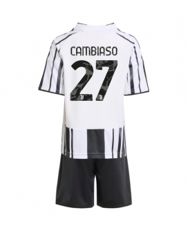 Juventus Andrea Cambiaso #27 Maglia Gara Casa Repliche 2025-26 Bambino Maniche Corte